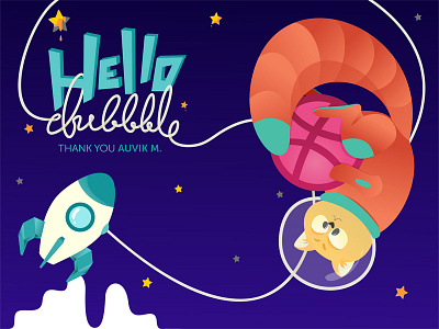 Hello Dribbble, I'm Alena! app debut flat hello hello dribbble illustration vector web