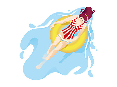 Enjoy the Summer! part_2 art cgart design digital flat graphic illustration summer sun vector