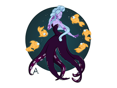 Mermaid - Lady octopus art cgart design digital graphic illustration mermaid mermay