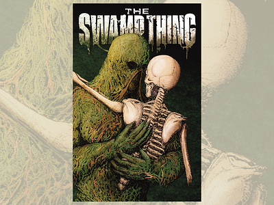 DC COMICS The Swamp Thing comic book illustration illustration art swamp thing