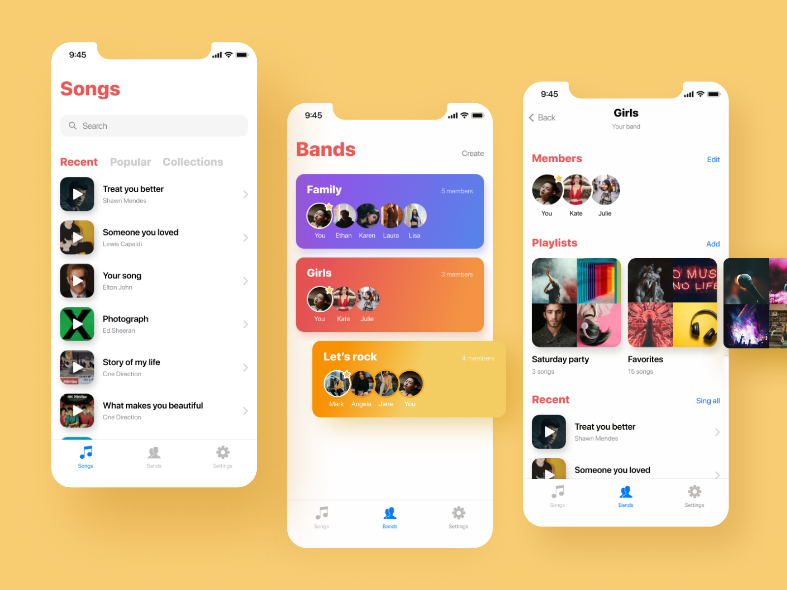 Karaoke — IOS mobile app by Valeria Kovaleva on Dribbble