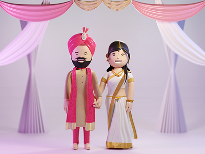 #PunjabKerala - The Lovely Couple