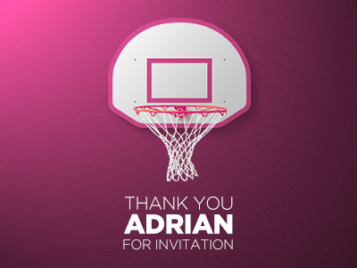 Thank You Adrian adrian basket thank you