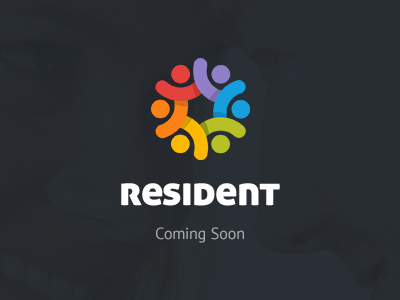 Splash Page coming soon logo resident splash page