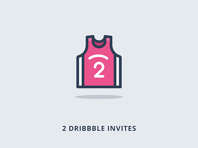 2X Dribbles Invites dribbble invitation invite