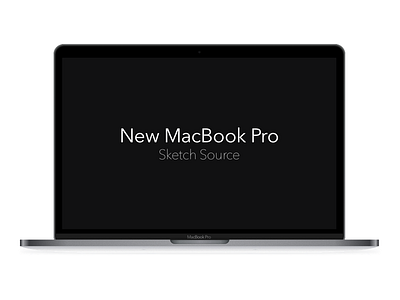 MacBook Pro (Download .sketch) 2016 download macbook pro new sketch source touchbar