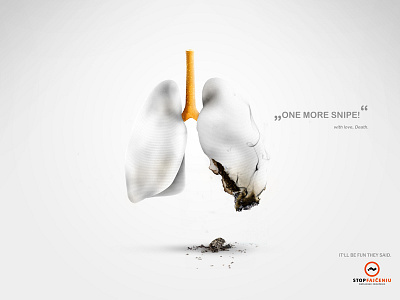 Stop Smoking death lungs non commercial print smoke smoking stop