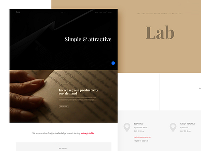 Brainmedia.co advertising agency app brand clean design inspiration ios launch logotype ui webdesign