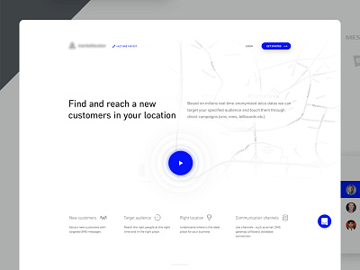 Minimalist concept - homepage