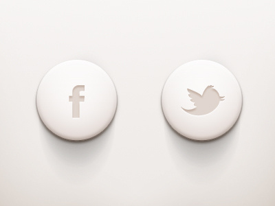 Social buttons buttons facebook icons social twitter