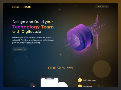 Digital Transformation Website Design design landingpage u ui ux webdesign website