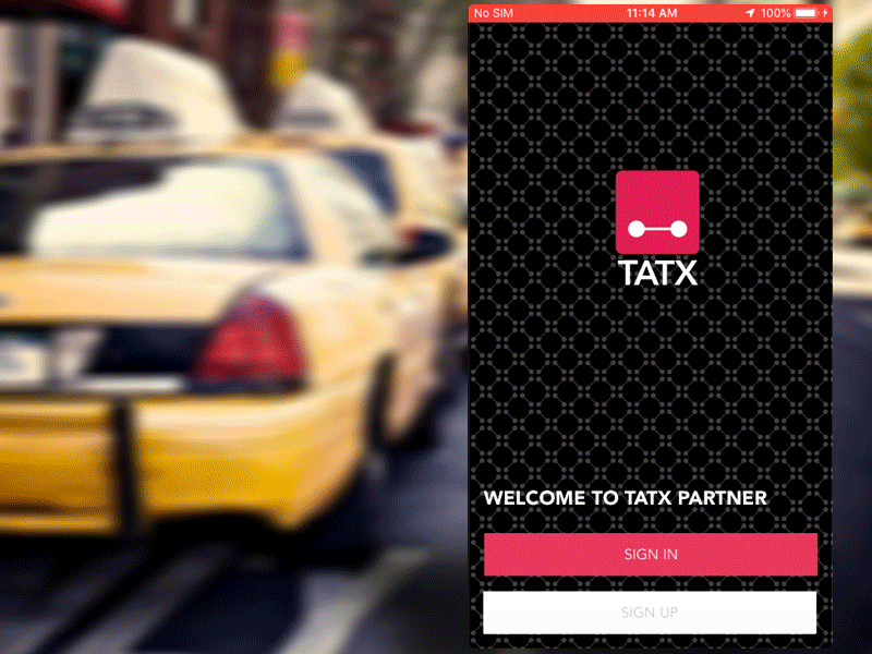 UI/UX Design for Taxi Booking App