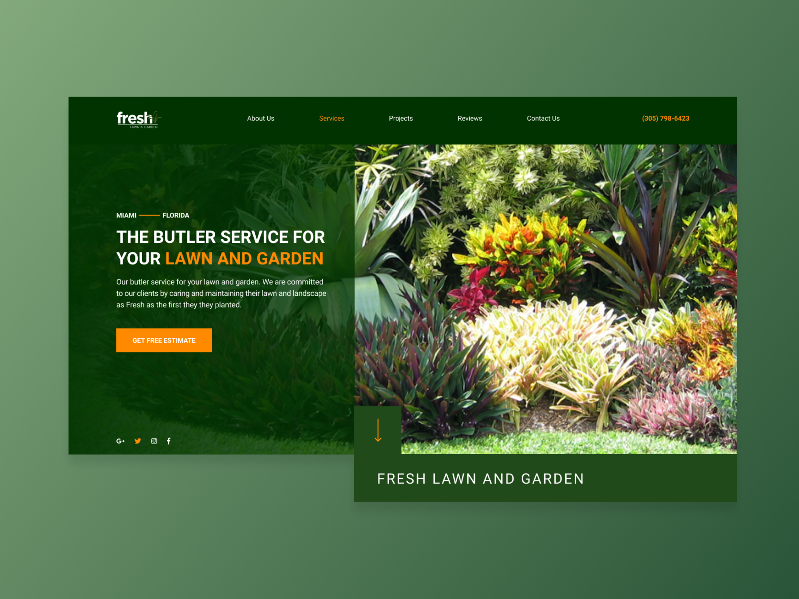 Landscaping Website Template