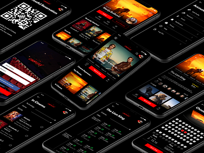 Cineplexx Mobile Application UI/UX Redesign app cinema clean design graphic design ios mobile movies ui ux