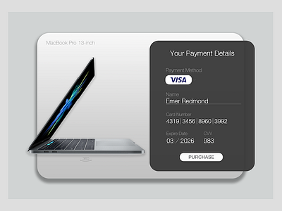 UI Redesign for Apple Checkout