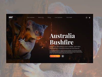Australia Bushfire Donation UI