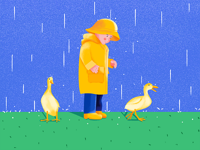 Children and Yellow Ducks