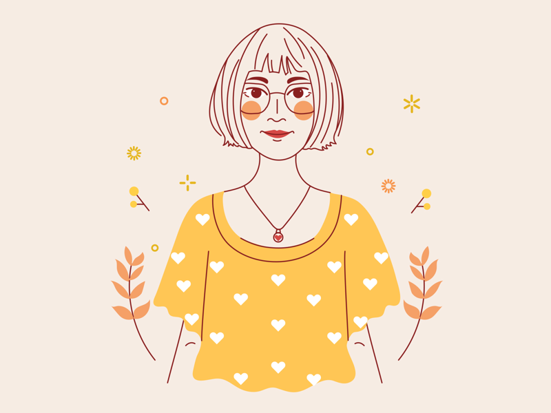 My sister by Nancy_nannan on Dribbble