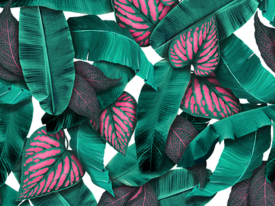 Leafs allover apparel design colors floral floral art flowers illustration illustration art leafs pattern design pullbear textile pattern