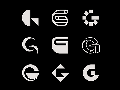 Letter G exploration by Milos Bojkovic on Dribbble