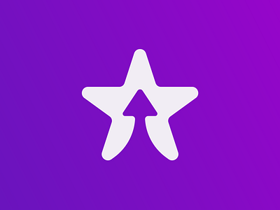 Flair logo concept app app icon arrow bold brand identity branding friendly logo logo design minimal negative space promotion star tech