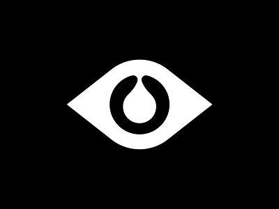 Eye + drop mark abstract brand identity branding drop droplet eye eye logo geometric logo logo design minimal negative space logo organic simple
