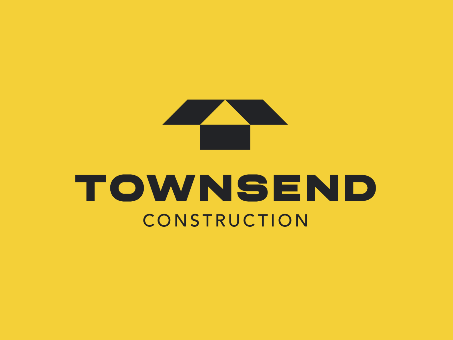 Townsend Construction logo by Milos Bojkovic on Dribbble