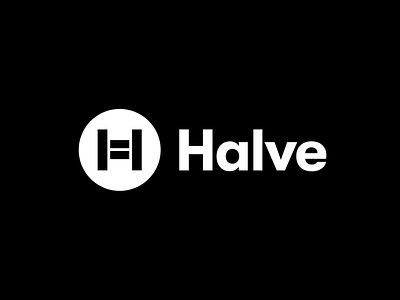 Halve logo design apparel bold brand identity branding circle clothing diversity equal equality geometric h logo lettermark logo logo design minimal monogram social justice typography