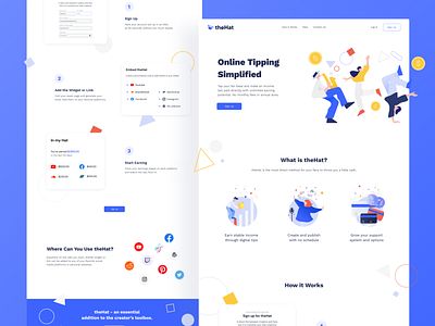 theHat landing page