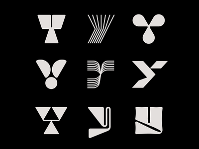 Letter Y exploration by Milos Bojkovic on Dribbble