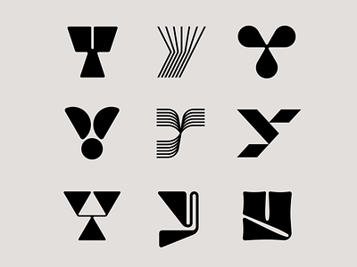 Letter Y exploration by Milos Bojkovic on Dribbble