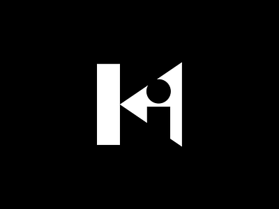 Ki Projects logo concept abstract brand identity branding camera film i logo k k logo letter logo lettermark logo logo design minimal monogram movie negative space person photography production simple
