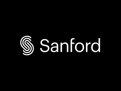 Sanford logo design apparel brand identity branding dynamic geometric letter logo letter s logo lettermark lines logo logo design minimal monogram s logo simple sneakers sports typography