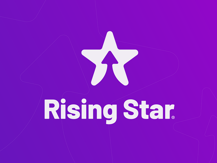 Rising Star logo concept by Milos Bojkovic on Dribbble