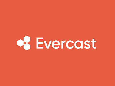 Evercast logo concept brand identity branding clean collaboration digital product geometric logo logo design media minimal negative space play remote saas streaming team teamwork tech