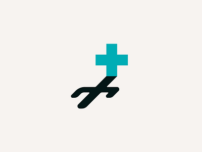 Logo concept for Clinic of the Desert 3d branding cactus clinic cross desert doctor flat hospital logo logo design medical minimal