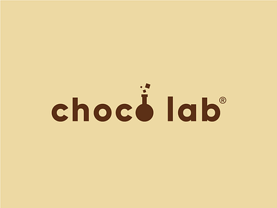 Choco Lab brand identity branding chocolate confectionery lab laboratory logo logo design minimal sweet typography