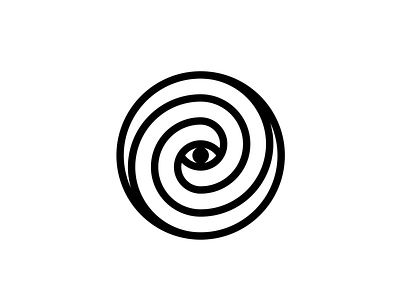 Eye logo exploration bold brand identity branding circular eye lineal logo logo design minimal simple twist