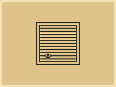 Rear Window by Alfred Hitchcock dribbble weekly warm up dribbleweeklywarmup eye film geometric hitchcock icon design illustration lines logo logo design minimal minimalism movie simple vintage window