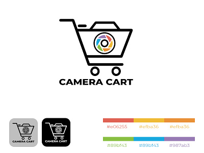 Camera Cart or Shop Logo #iwanistic cameracart cameralogo cartcamera illustrator iwanistic lenslogo logo logo design logodesign logos photoshop shopcamera