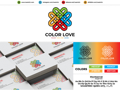 Color Love Logo #iwanistic color colorful colorlogo colors illustrator iwanistic photoshop