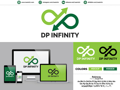 Letter DP Infinity Logo #iwanistic graphicdesign infinitylogo iwanistic letter d logo letter dp logo letter p logo letters