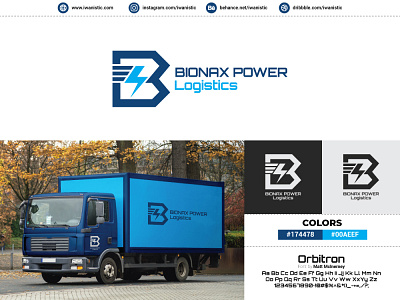 Bionax Power - Iwanistic branding design graphicdesign illustration illustrator iwanistic logistics logo logo design logodesign photoshop vector