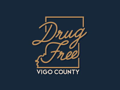 Drug Free Vigo County Potential Logo logo logo design logos