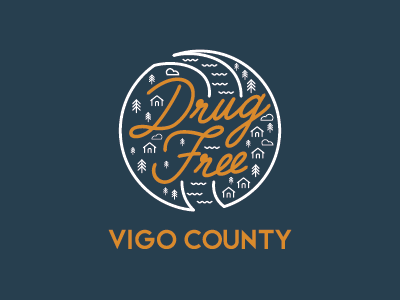 Drug Free Vigo County Potential Logo 3 logo logo design logos
