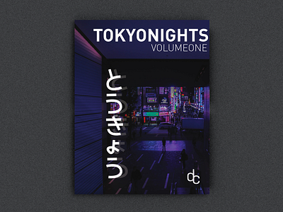 Tokyo Nights Magazine Cover branding illustration magazine publish tokyo typography web