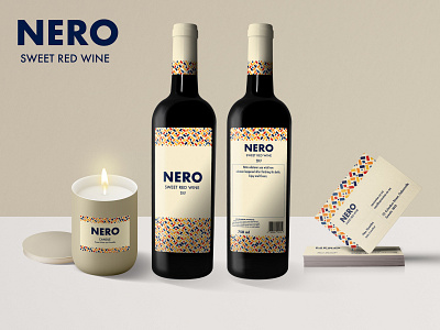 Nero Wine Design africa branding business card design candle design illustration packaging south africa wine bottle wine label design