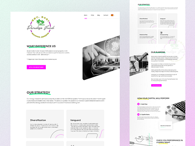 Paradige.Fund Landing Page Design branding cta based design figma high converting home page landing page ui ux website website design