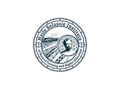 Haile Selassie Institute of Natural Farming and Higher Education 99designs education farming field illustraion institute logo natural portrait vector