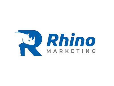 R Logo Design / Rhino logo design / Modern Logo Design